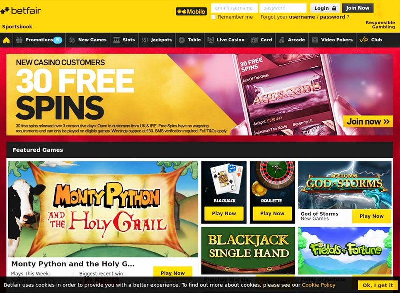 Comparativa: Betfair Casino vs otros casinos online en España